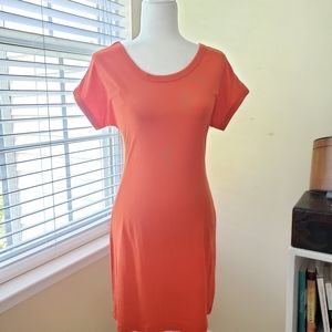 Orange Tshirt Dress